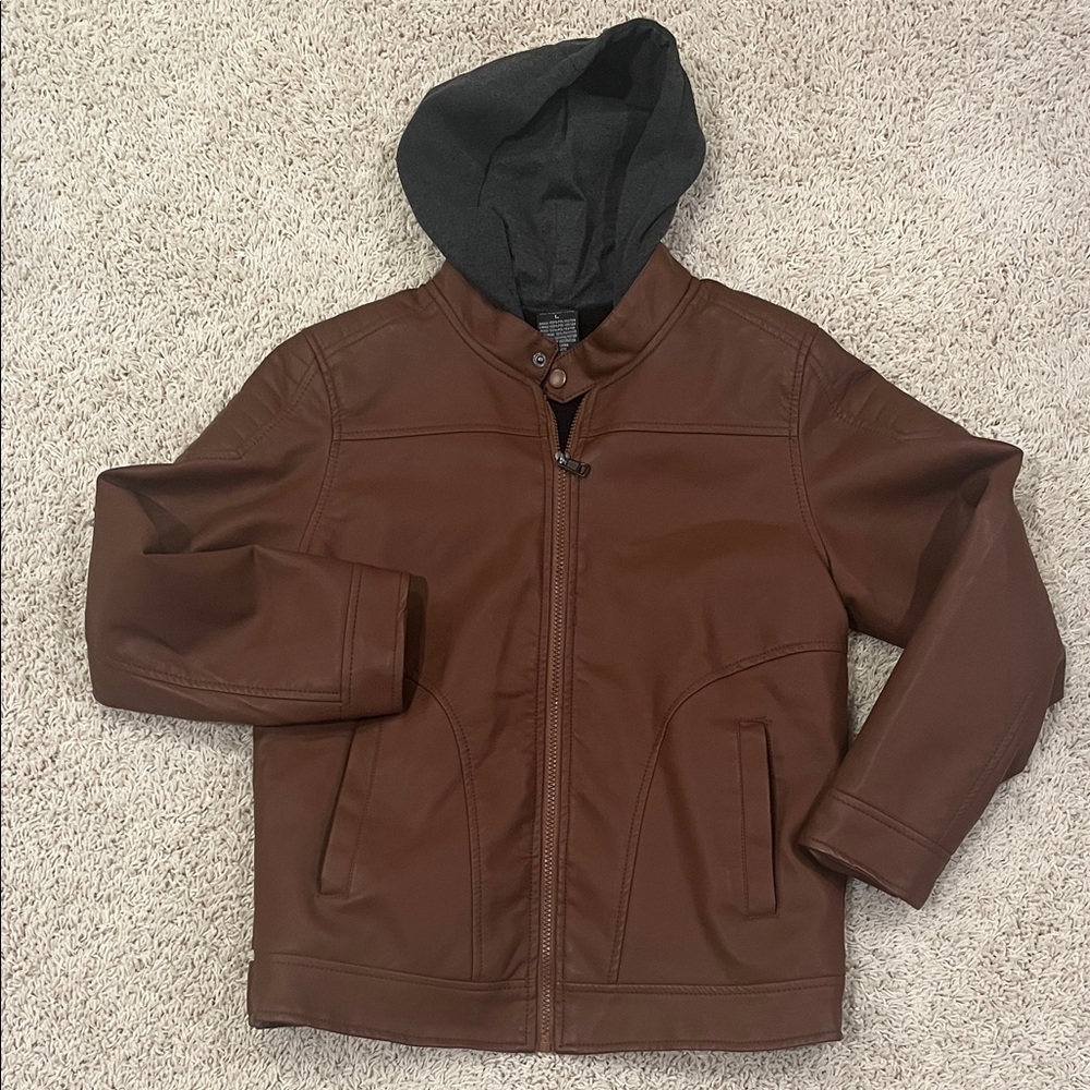 Ring of Fire Brown Jacket with Hood